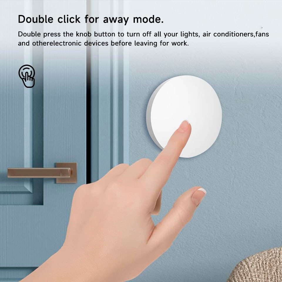 Zigbee-кнопка сценаріїв Tuya кругла (CR2032) — мініатюра 4