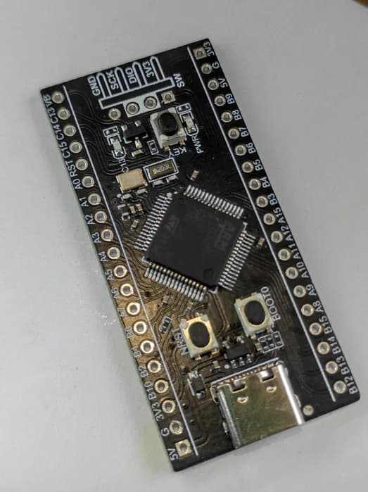 Плата розробки STM32F401RCT6 Black Pill у корпусі
