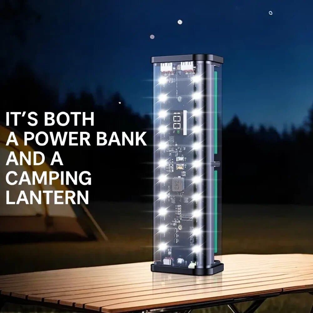 DIY-корпус повербанка 6×18650 22.5W (LED) — мініатюра 4
