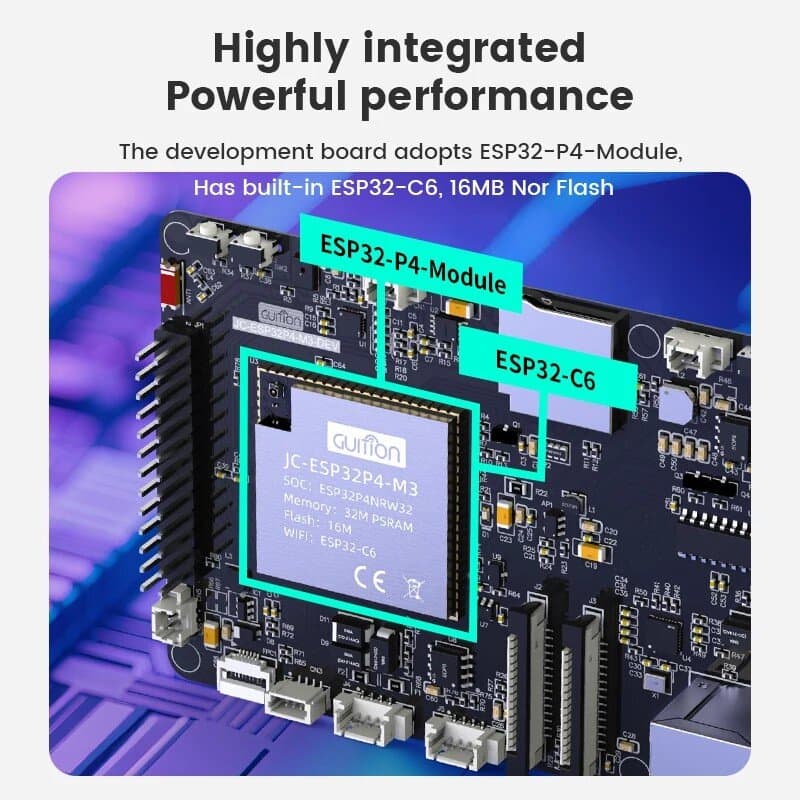 Плата JC-ESP32P4-M3-DEV (P4+C6) — мініатюра 2