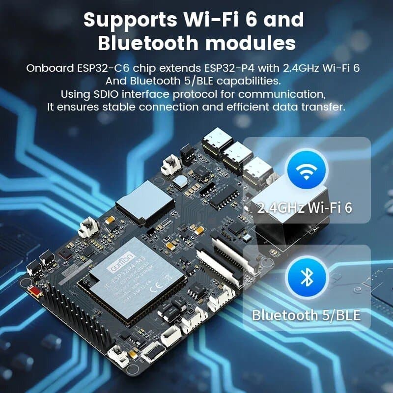 Плата JC-ESP32P4-M3-DEV (P4+C6) — мініатюра 3