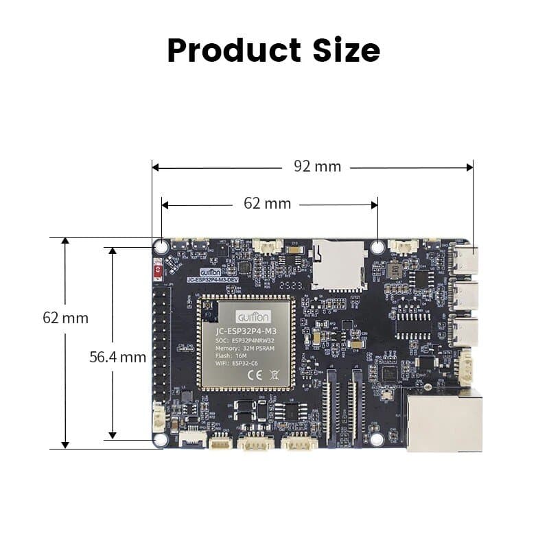 Плата JC-ESP32P4-M3-DEV (P4+C6) — мініатюра 5