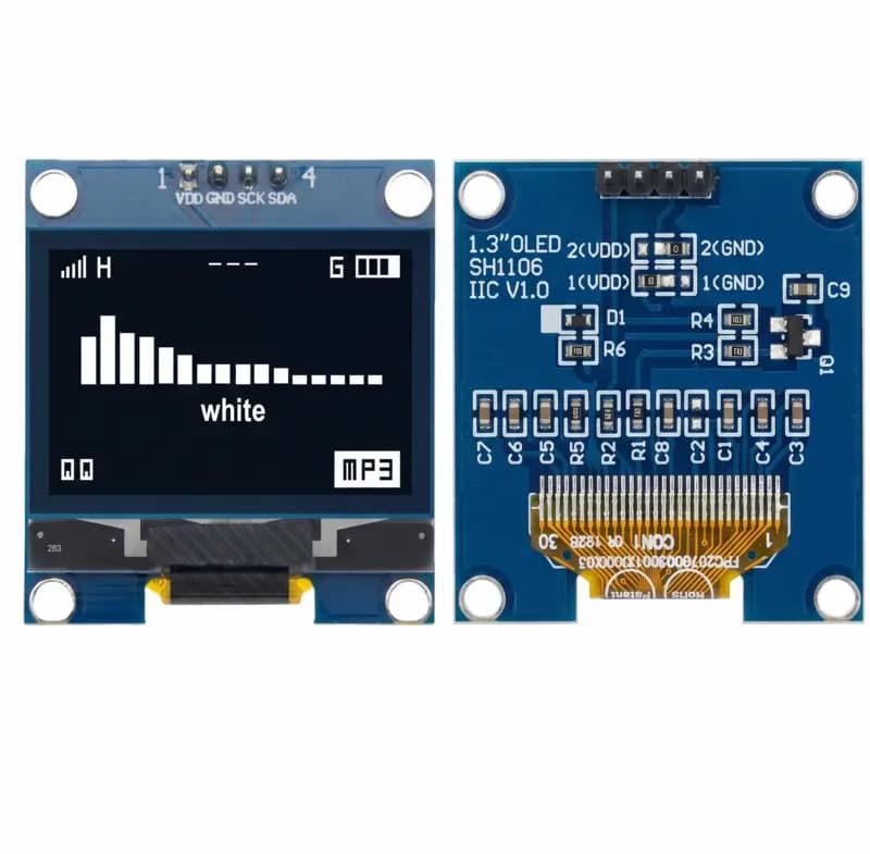 I2C OLED дисплей SSD1315 1.3"