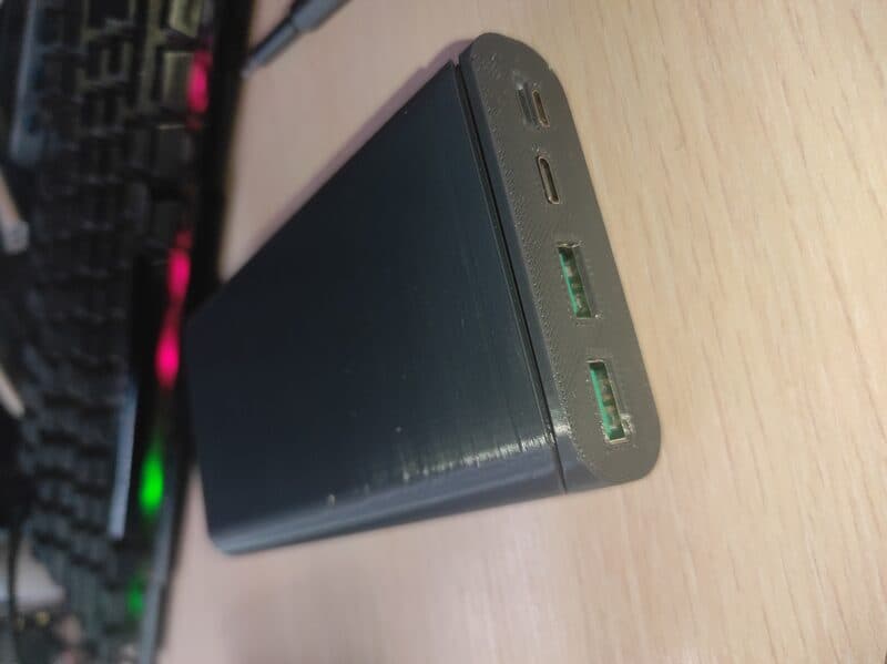 Модуль повербанка Dual USB Type-C LED 22.5W — мініатюра 3