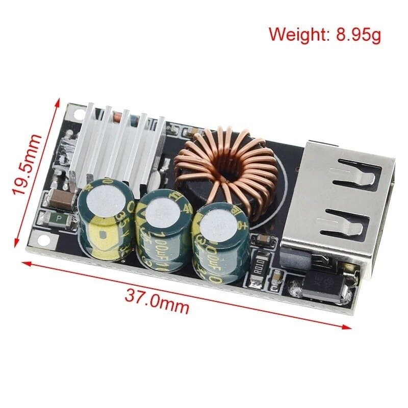 Модуль QC3.0 DIY зарядки 24W (5–32V) — мініатюра 2