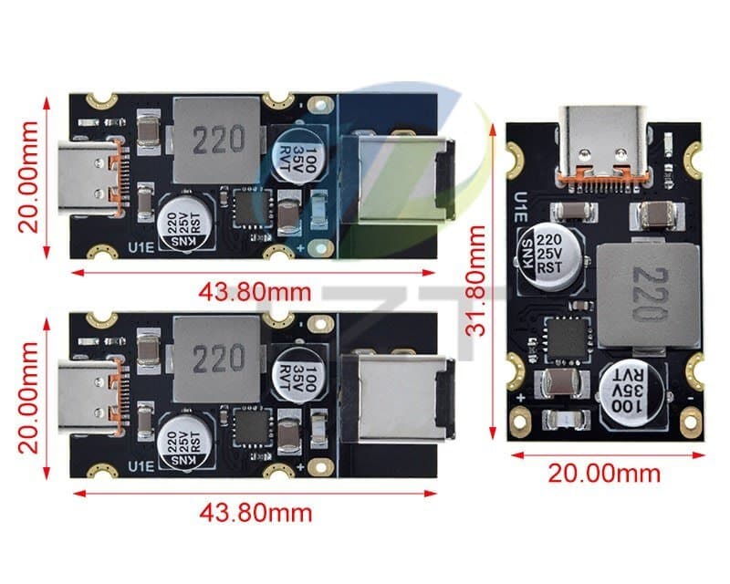 Модуль зарядки USB-C PD/QC 65W (2 варіанти) — мініатюра 3