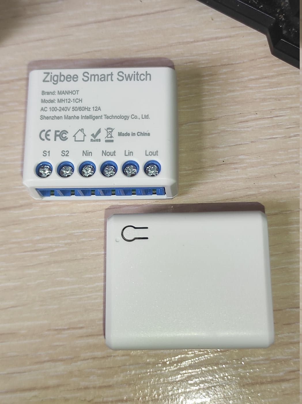 Мініатюрне смарт реле Zigbee Tuya 12A — мініатюра 2