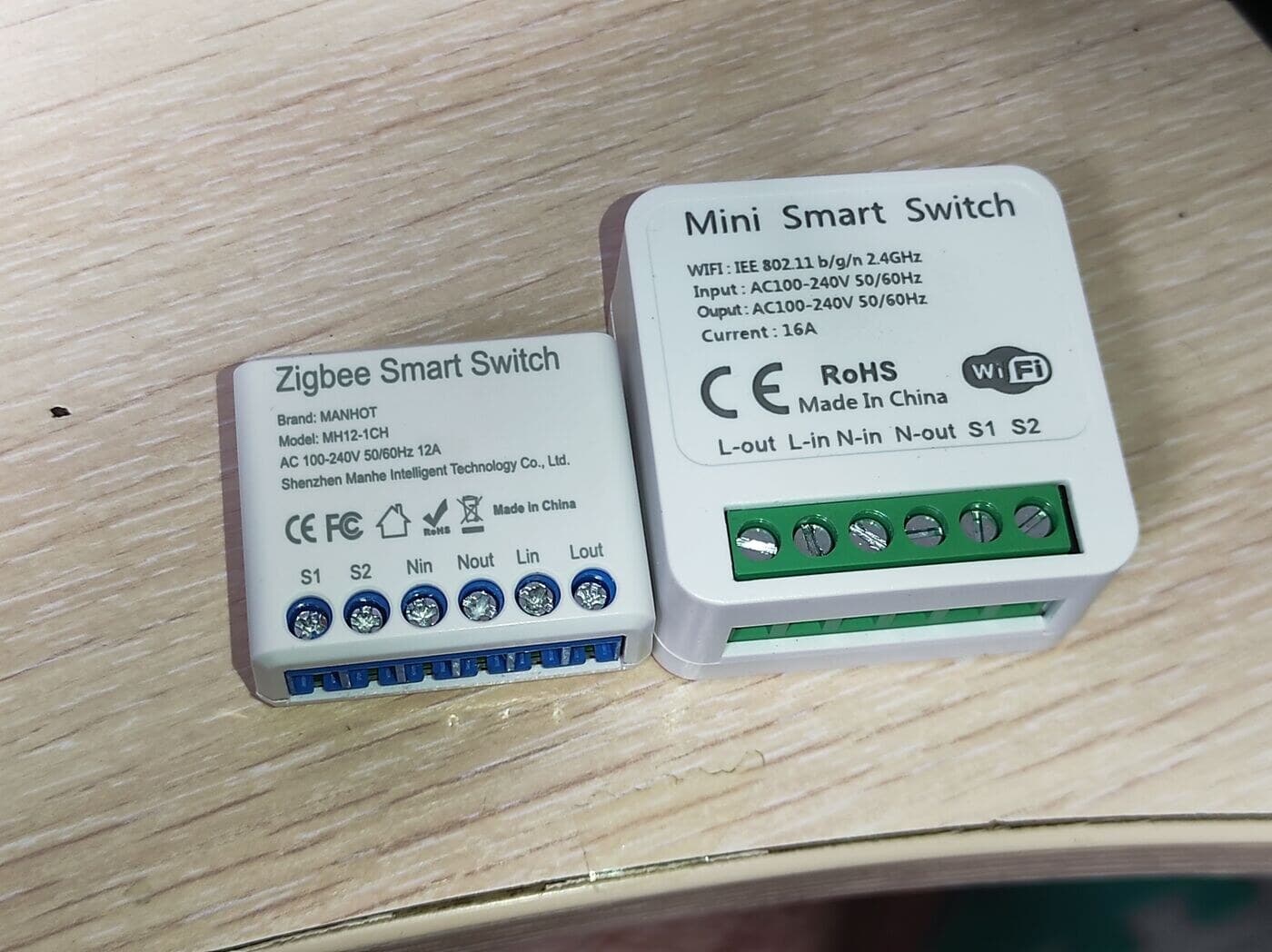 Мініатюрне смарт реле Zigbee Tuya 12A — мініатюра 3