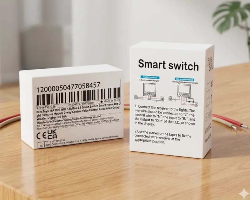 Розумне смарт реле Zigbee Tuya 16A — мініатюра 3
