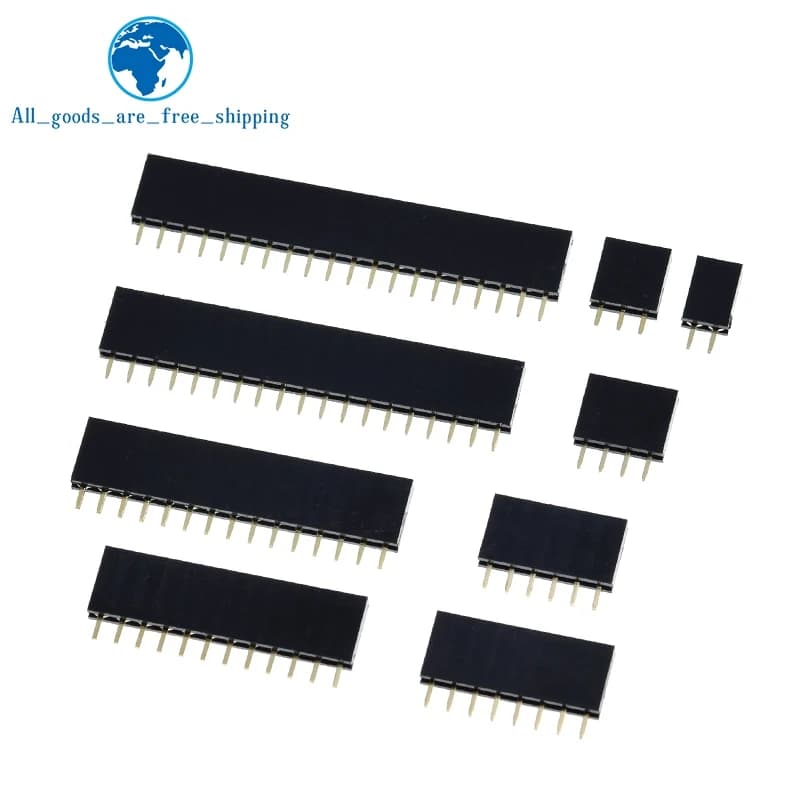 Pin Header Female 1x40 2.54 мм (однорядна)